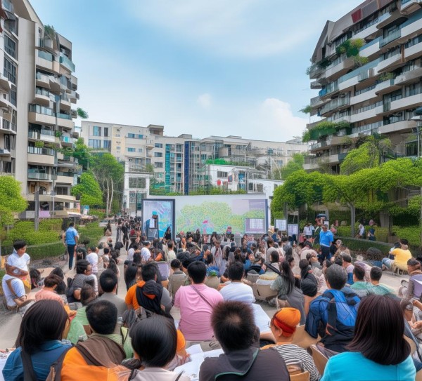 凭祥市弄怀商贸小区新闻分享会